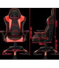 SILLA GAMING DRIFT DR300 NEGRO/ROJO - Imagen 3