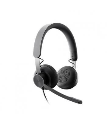AURICULARES MICRO LOGITECH UC ZONE WIRED NEGRO DIADEMA/USB - Imagen 1