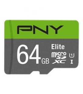 Tarjeta memoria micro secure digital micro sdhc elite pny 64gb clase 10 uhs - i u1