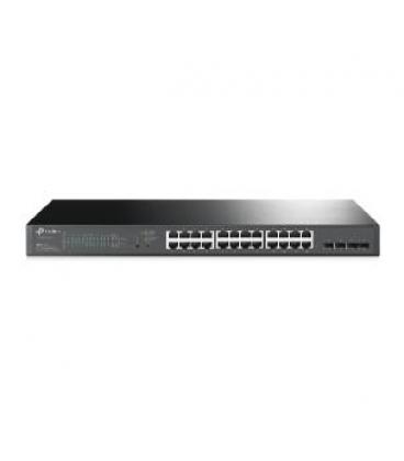 Switch 28 puretos 10 - 100 - 1000 poe 250w +4 sfp gestion l2+ tp - link - Imagen 1