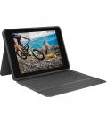 Funda logitech rugged folio negro con teclado para ipad 7ª generacion - Imagen 1