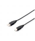 Cable impresora equip usb a - usb b - macho - macho - 3m - negro - Imagen 1