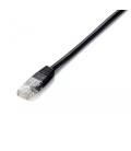 Cable red equip latiguillo rj45 u - utp cat6 2m negro - Imagen 1