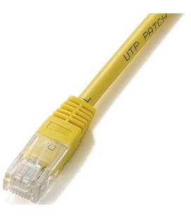 Cable red equip latiguillo rj45 u - utp cat6 10m amarillo - Imagen 1