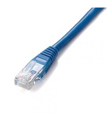 Cable red equip latiguillo rj45 u - utp cat6 0.25m azul - Imagen 1