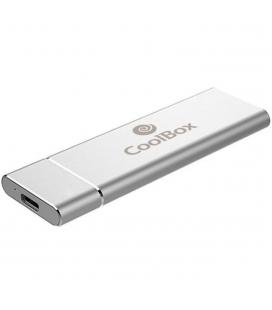 Mini carcasa disco duro - hdd - ssd coolbox coo - mcm - nvme nvme m.2 usb 3.1 gen usb - c 2 aluminio plata - Imagen 1