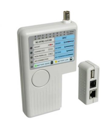 Tester probador de cables wp rj11 - rj12 - rj45 - bcn - usb - Imagen 1