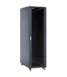 Armario rack wp 19pulgadas 22u 600x600mm negro desmontado - Imagen 1