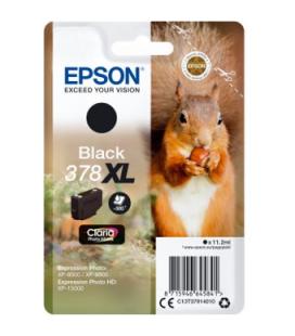 Cartucho tinta epson c13t37914010 singlepack negro 378xl claria photo hd ink ardilla - Imagen 1