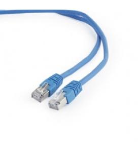Cable red latiguillo rj45 ftp cat 6 0.5m azul - Imagen 1