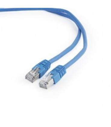 Cable red latiguillo rj45 ftp cat 6 0.5m azul - Imagen 1