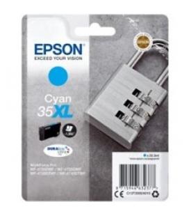 Cartucho tinta epson c13t35924010 cian xl durabrite ultra ink 35xl - 1900 paginas - candado - Imagen 1