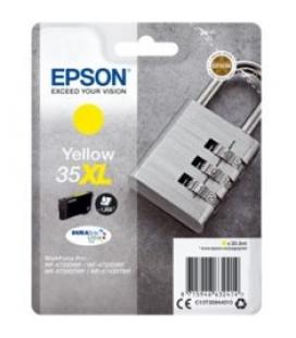 Cartucho tinta epson c13t35944010 amarillo xl durabrite ultra ink 35xl - 1900 paginas - candado - Imagen 1