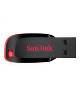 Memoria usb 2.0 sandisk 16gb cruzer blade rojo - Imagen 1