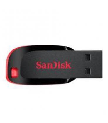 Memoria usb 2.0 sandisk 16gb cruzer blade rojo - Imagen 1