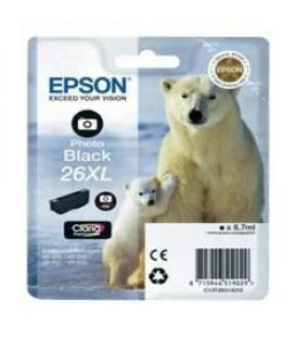 Cartucho tinta epson t263140 photo negro xl xp - 600 - 605 - 700 - 800 - oso polar - Imagen 1
