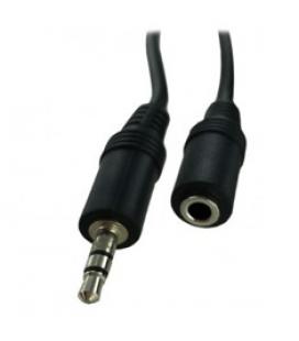 Cable audio jack 3.5 macho hembra 2m - Imagen 1
