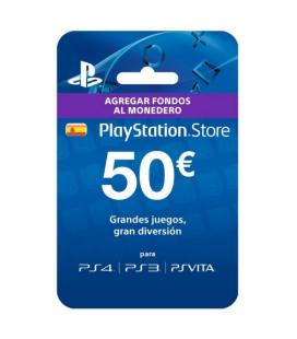 Tarjeta prepago monedero sony playstation live card 50 euros ps4 - ps3 - psp - psvita