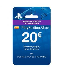 Tarjeta prepago monedero sony playstation live card 20 euros ps4 - ps3 - psp - ps vita