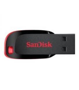 Memoria usb 2.0 sandisk 64gb cruzer blade rojo