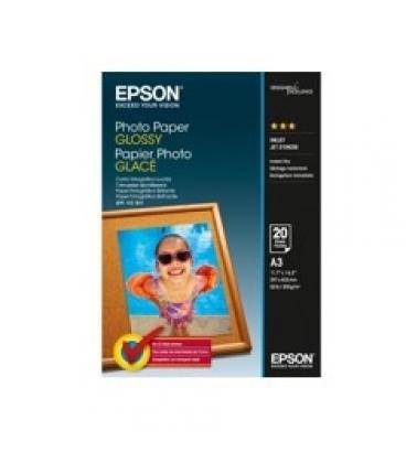 Papel foto epson s042536 a3 glosy 20 hojas 200grs - Imagen 1