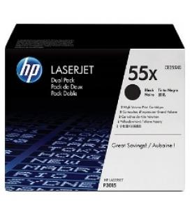 Toner hp 55x ce255xd negro 12500 paginas ce528a - ce526a - Imagen 1