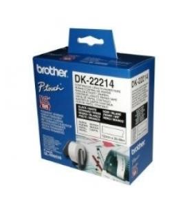 Etiquetas cinta continua brother blanca dk22214 12mm ql - 500a ql - 500bw ql - 560 ql - 570 ql - 580n ql - 1050 ql - 1060n