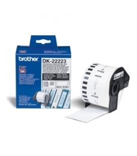 Etiquetas cinta continua brother blanca dk22223 ql - 500a ql - 500bw ql - 560 ql - 570 ql - 580n ql - 1050 ql - 1060n - Imagen 1