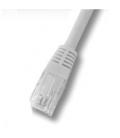 Cable red latiguillo rj45 ftp cat 6 0.5m gris - Imagen 1