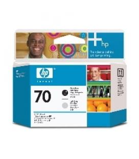 Cabezal impresion hp 70 c9407a gris claro - negro z2100 - z3100 - z3200