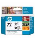 Cabezal impresion hp 72 c9380a negro - gris t610 - t1100 - Imagen 1