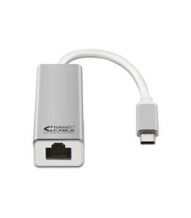 Adaptador usb tipo-c - rj45 nanocable 10.03.0402/ 1000mbps