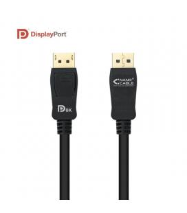 Cable displayport nanocable 10.15.2503/ displayport macho - displayport macho/ 3m/ negro - Imagen 1