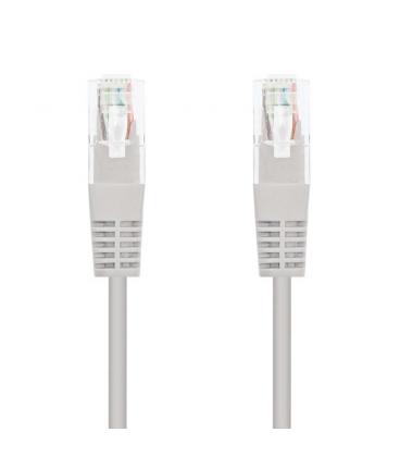 Cable de red rj45 utp nanocable 10.20.1301 cat.6/ 1m/ gris - Imagen 1