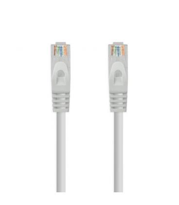 Cable de red rj45 utp nanocable 10.20.1807 cat.6a/ 7m/ gris - Imagen 1