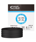 Bobina de cable rj45 utp nanocable 10.20.0304-ext-bk cat.5e/ 305m/ negro - Imagen 1