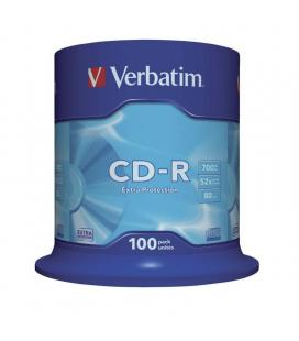Cd-r verbatim datalife 52x/ tarrina-100uds