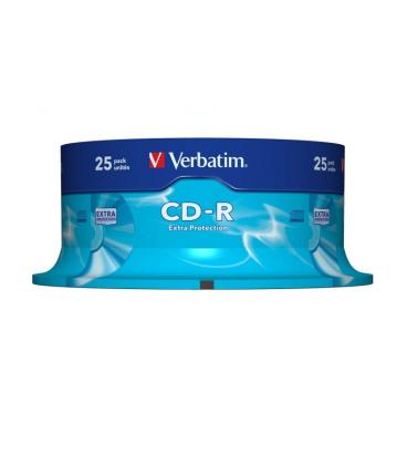 Cd-r verbatim datalife 52x/ tarrina-25uds - Imagen 1