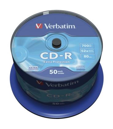 Cd-r verbatim datalife 52x/ tarrina-50uds - Imagen 1