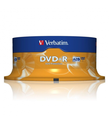 Dvd-r verbatim advanced azo 16x/ tarrina-25uds - Imagen 1