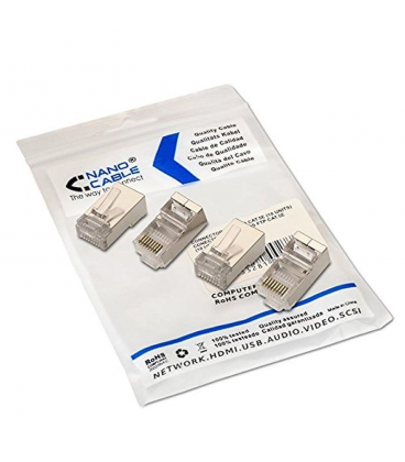 Conector rj45 nanocable 10.21.0103/ cat.5e/ 10 uds - Imagen 1