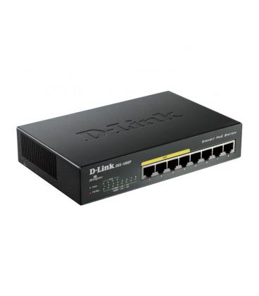 Switch d-link dgs-1008p 8 puertos/ rj-45 gigabit 10/100/1000 - Imagen 1