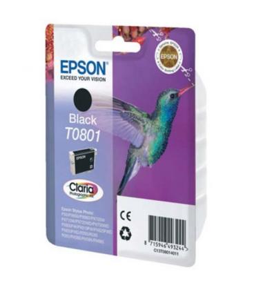 Cartucho de tinta original epson t0801/ negro - Imagen 1