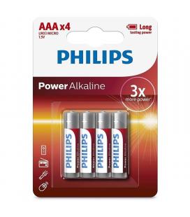 Pack de 4 pilas aaa philips lr03p4b/05/ 1.5v/ alcalinas - Imagen 1
