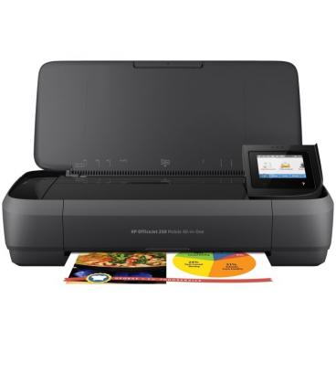 Multifunción portátil hp officejet 250 mobile aio wifi/ negra - Imagen 1