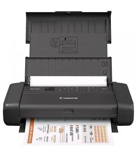 Impresora portátil canon pixma tr150 con batería/ wifi/ negra
