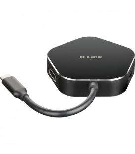Hub usb 3.0 tipo-c d-link dub-m420/ 2 puertos usb/ 1 hdmi/ 1 thunderbolt 3 - Imagen 1