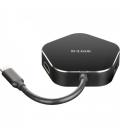 Hub usb 3.0 tipo-c d-link dub-m420/ 2 puertos usb/ 1 hdmi/ 1 thunderbolt 3 - Imagen 1