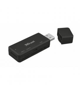 Lector de tarjetas externo trust nanga 21935/ usb 3.2