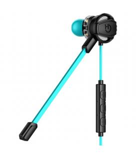 Auriculares gaming con micrófono hiditec taiko/ jack 3.5/ azules - Imagen 1
